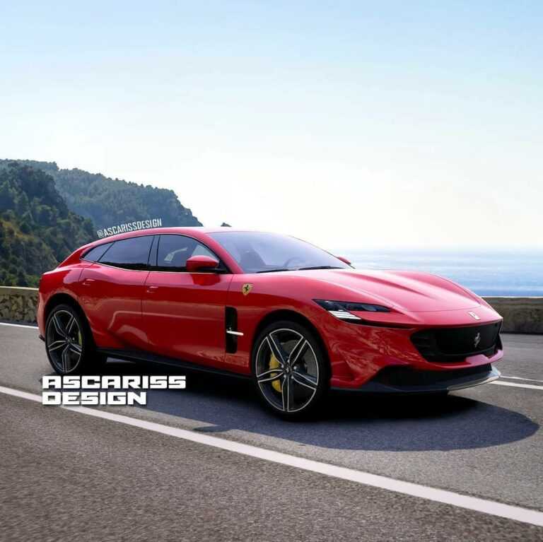 Ferrari purosangue - это четырехдверный внедорожник roma