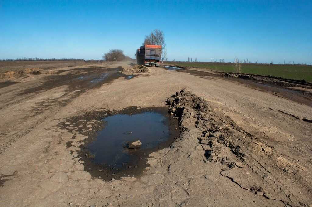 Состояние основных дорог украины