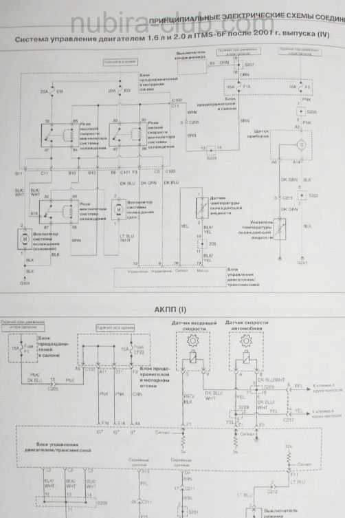 Электросхемы и электрооборудование daewoo nubira | daewoo nubira 2 в формате pdf