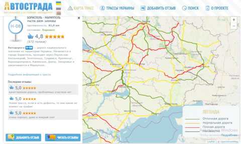 Перечень трасс украины актуальное состояние | автострада