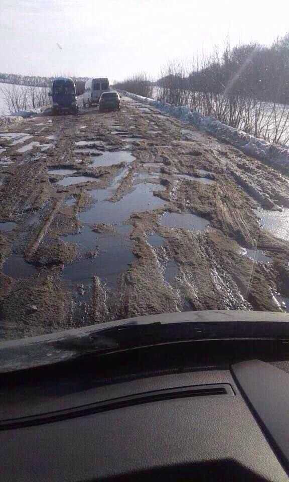 Карта состояния дорог украины - автострада