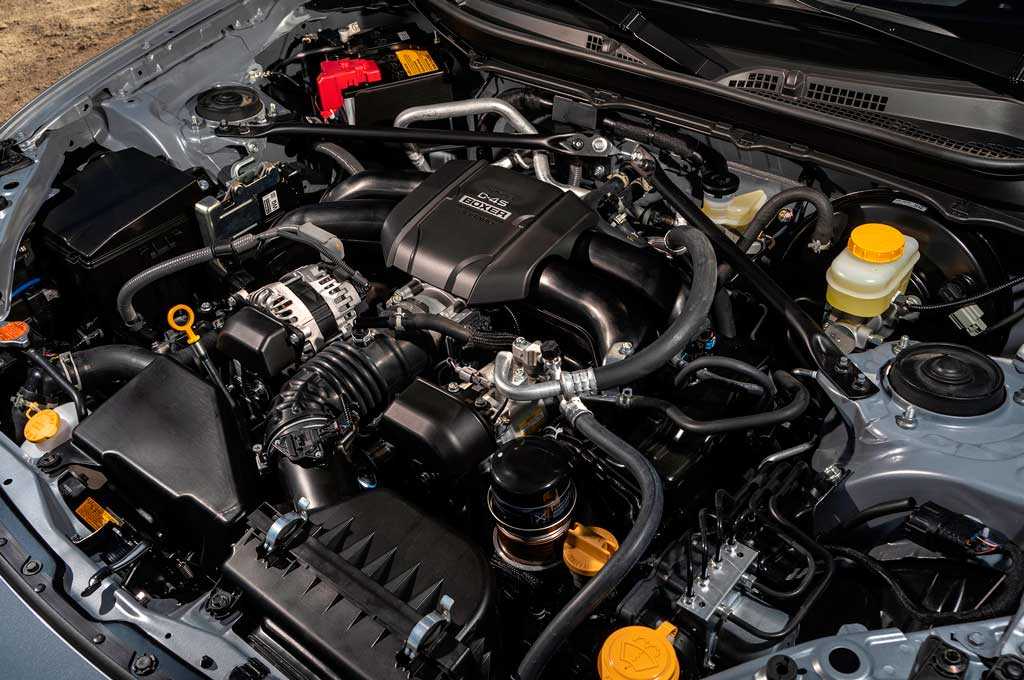 Subaru brz 2 (2021-2022): двигатель без турбо, характеристики.