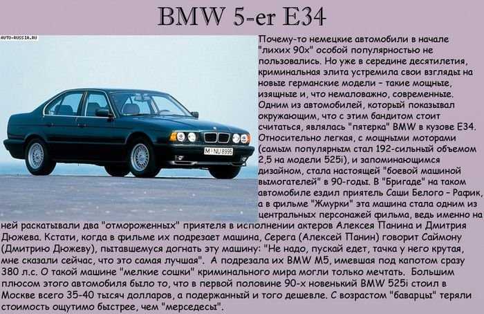Культовые автомобили 90-х годов - best90.ru - лучшее из лихих 90-х