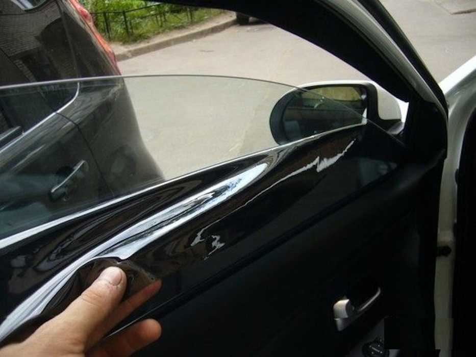 Съемная тонировка автомобильных стекол. жесткая и силиконовая