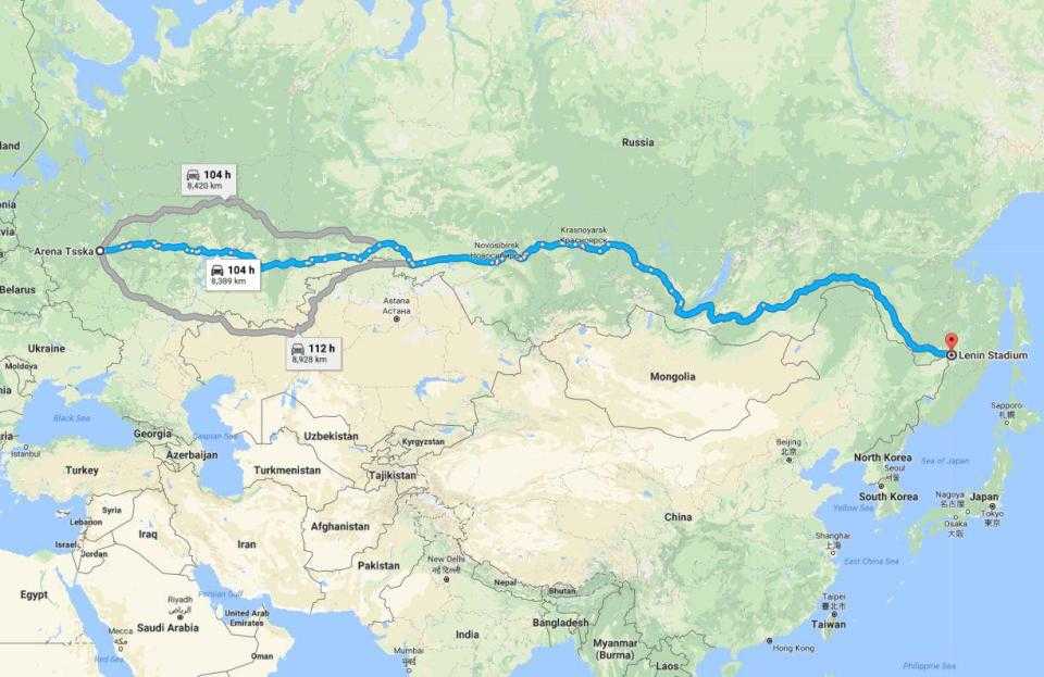 Как проехать на машине из казахстана на дальний восток.