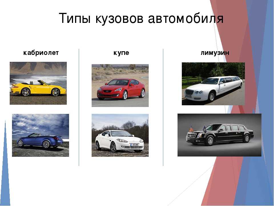 Типы кузовов легковых автомобилей: как определить, виды автомобильных кузовов и их подробное описание